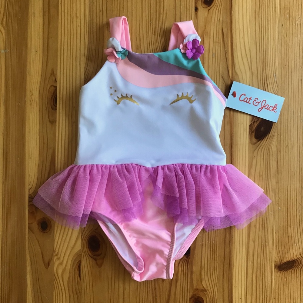 Cat & Jack Unicorn Bathing Suit
